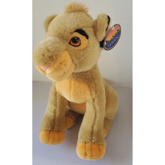 Walt Disney World Young Simba Plush Lion King 13” Stuffed Animal Toy Parks VTG - Picture 4 of 10